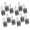 Popular Bath Sinatra 12-pk. Shower Curtain Hooks Black