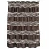 Popular Bath Sinatra Fabric Shower Curtain Black
