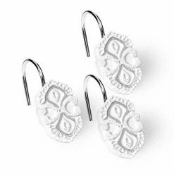 Popular Bath Monaco 12-pack Shower Curtain Hooks