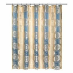 Popular Bath Fallon Shower Curtain Aqua