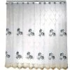 Popular Bath Blossom Rose Shower Curtain Blue