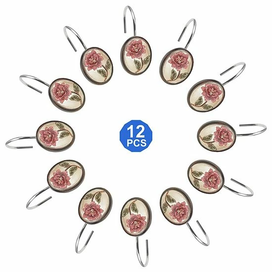 Popular Bath Larrisa 12-pack Shower Hooks - Image 2