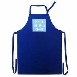 Popular Bath Adult Apron Blue-white