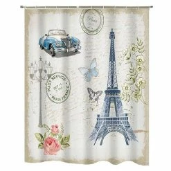 Popular Bath Trip In Paris Shower Curtain