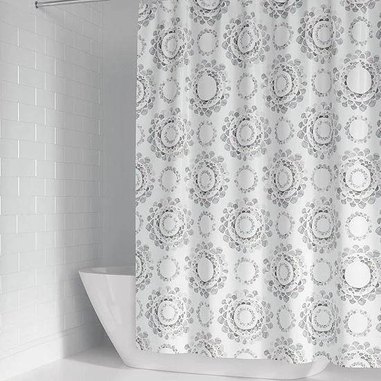 Popular Bath Pastel Medallions Shower Curtain - Image 2
