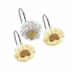 Popular Bath Poppy Fields Shower Curtain Hooks Pastel Moss