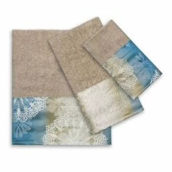 Popular Bath Fallon 3-piece Towel Set Aqua