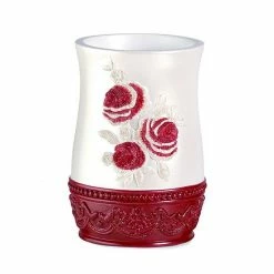 Popular Bath Blossom Rose Tumbler Burgundy