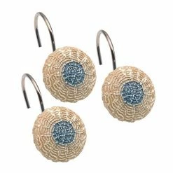 Popular Bath Fallon Shower Hooks Aqua