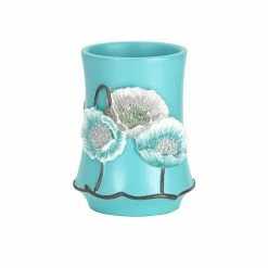 Popular Bath Poppy Fields Tumbler Aqua
