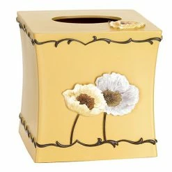 Popular Bath Poppy Fields Tissue Box Pastel Moss