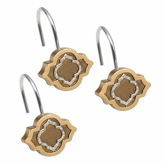 Popular Bath Spindle 12-pack Shower Hooks