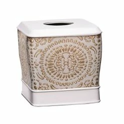 Popular Bath Cascade Tissue Box Beige