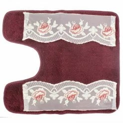 Popular Bath Blossom Rose Bath Contour Burgundy