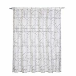 Popular Bath Linear Shroke Shower Curtain