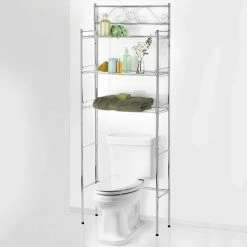 Popular Bath Scroll Space Saver Silver