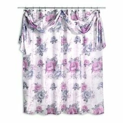 Popular Bath Michelle Shower Curtain & Scarf