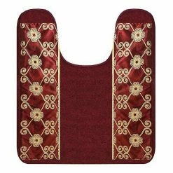 Popular Bath Elegant Rose Contour Rug