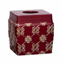 Popular Bath Elegant Rose Tissue Box