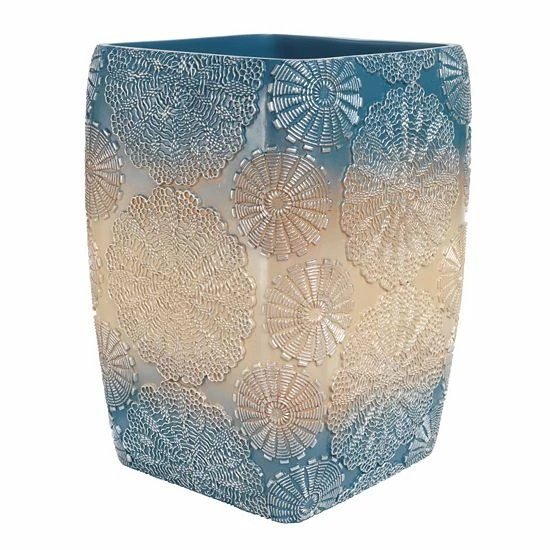 Popular Bath Fallon Waste Basket Aqua